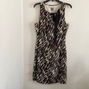 Ann Taylor color, brown black, and cream so the night before c